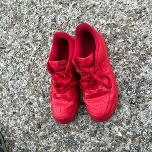 Size 11.5 - Men’s Nike Air Force 1 Red Sneakers